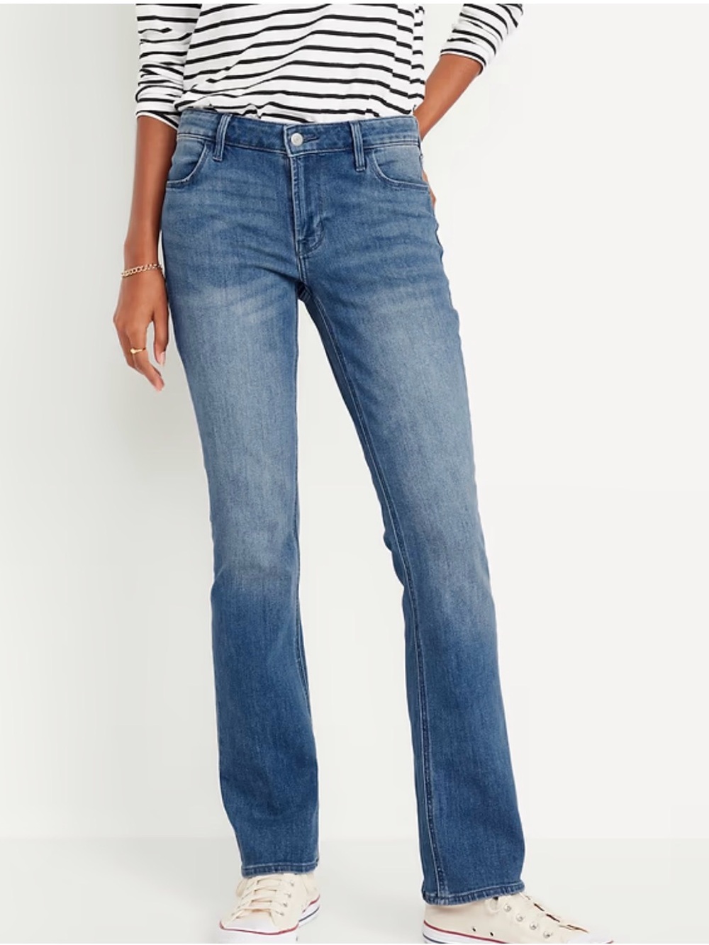 Old Navy Women's Mid-Rise Boot Cut Jeans